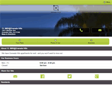 Tablet Screenshot of nmsgranadahillsapartments.com